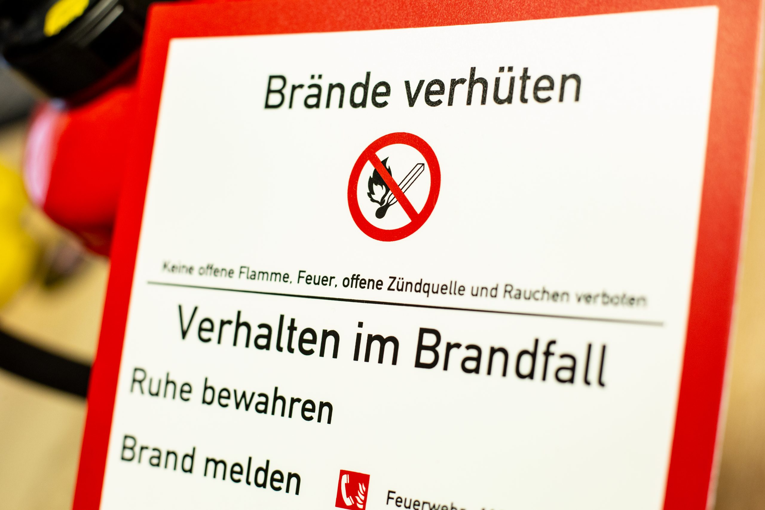 Verhalten im Brandfall